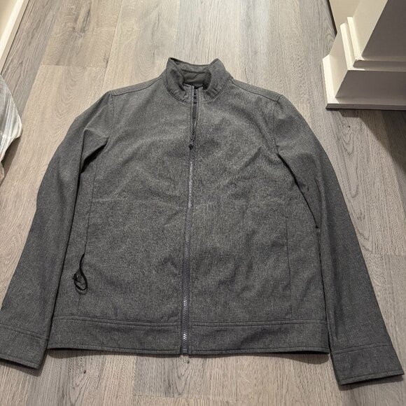 Zachary Prell Men's XL Gray Oxford 3-in-1 Jacket Quilted Removable Vest - Picture 1 of 5